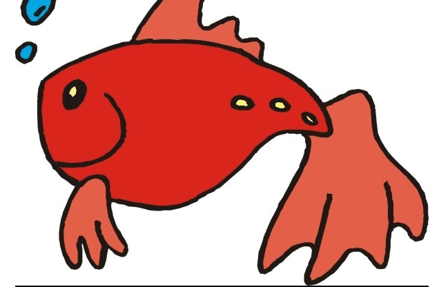 彩色的魚(yú)簡(jiǎn)筆