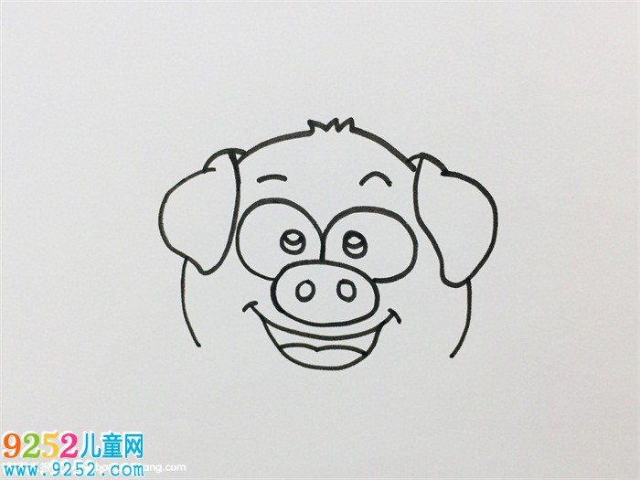 簡易豬的畫法