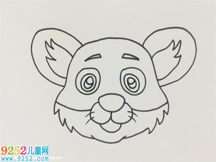 東北虎<a href=http://www.inspiredelm.com/jianbihua/ target=_blank class=infotextkey>簡筆畫</a>步驟