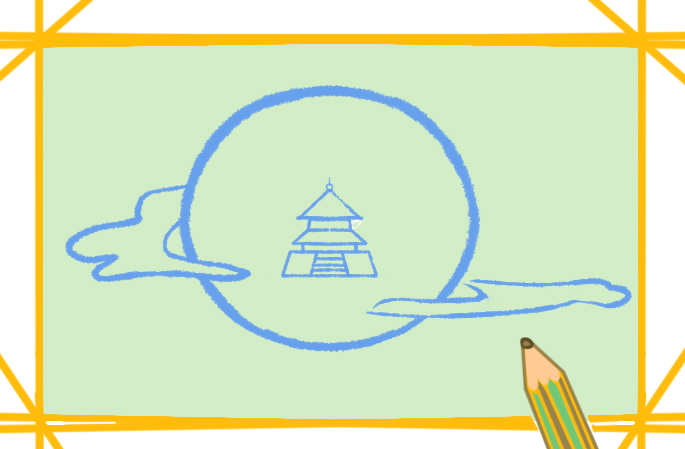 中秋節(jié)之月宮上色<a href=http://www.inspiredelm.com/jianbihua/ target=_blank class=infotextkey>簡筆畫</a>要怎么畫