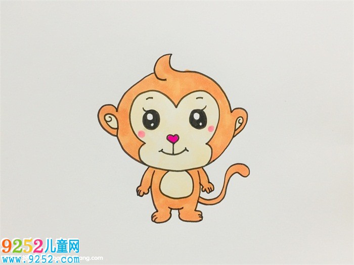 金絲猴怎么畫