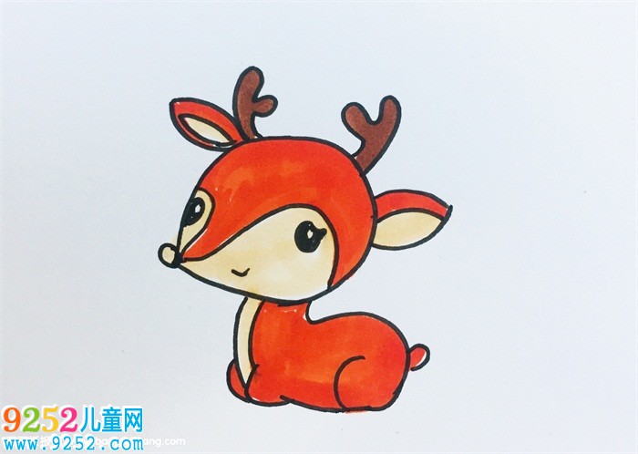 小鹿怎么畫
