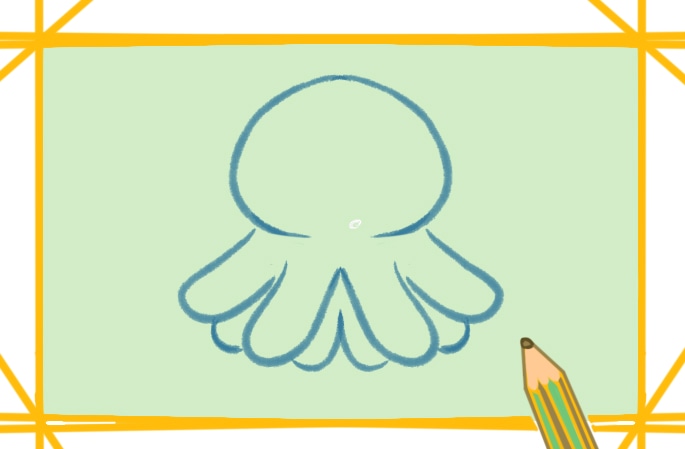 簡單容易的章魚<a href=http://www.inspiredelm.com/jianbihua/ target=_blank class=infotextkey>簡筆畫</a>圖片怎么畫
