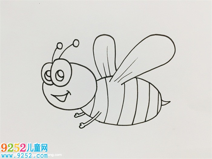 蜜蜂怎么畫簡單好看