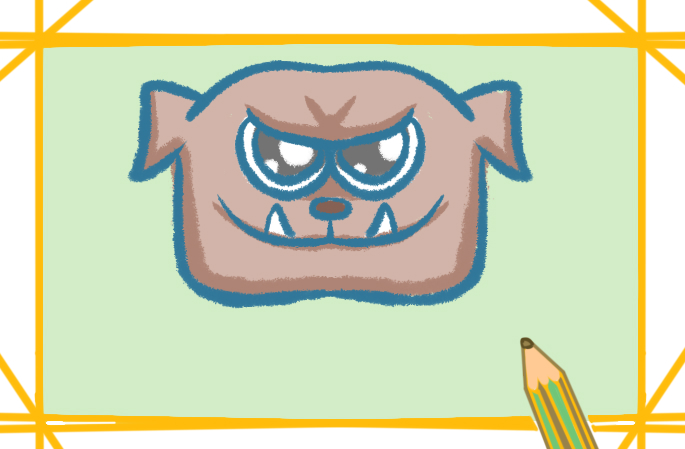 丑丑的狗狗上色<a href=http://www.inspiredelm.com/jianbihua/ target=_blank class=infotextkey>簡筆畫</a>要怎么畫