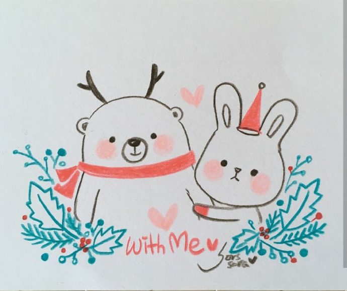 好看的動物簡筆畫大全，超可愛的小動物