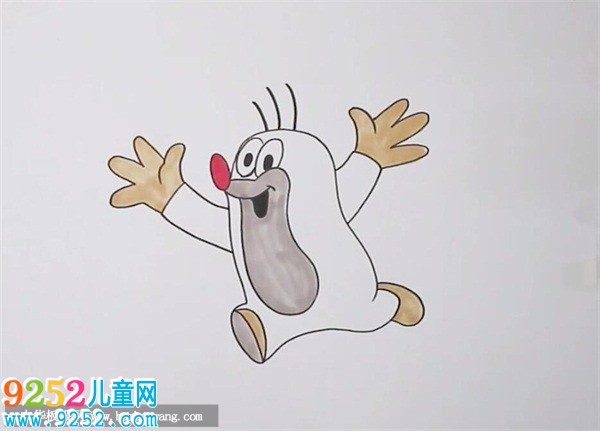 鼴鼠<a href=http://www.inspiredelm.com/jianbihua/ target=_blank class=infotextkey>簡(jiǎn)筆畫(huà)</a>