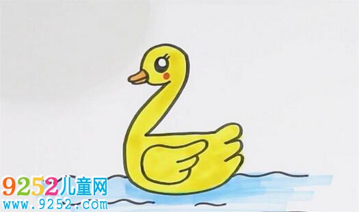 數(shù)字2畫鴨子