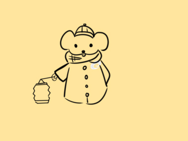 新年<a href=http://www.inspiredelm.com/shouchaobao/ target=_blank class=infotextkey>手抄報(bào)</a>老鼠提燈籠簡筆