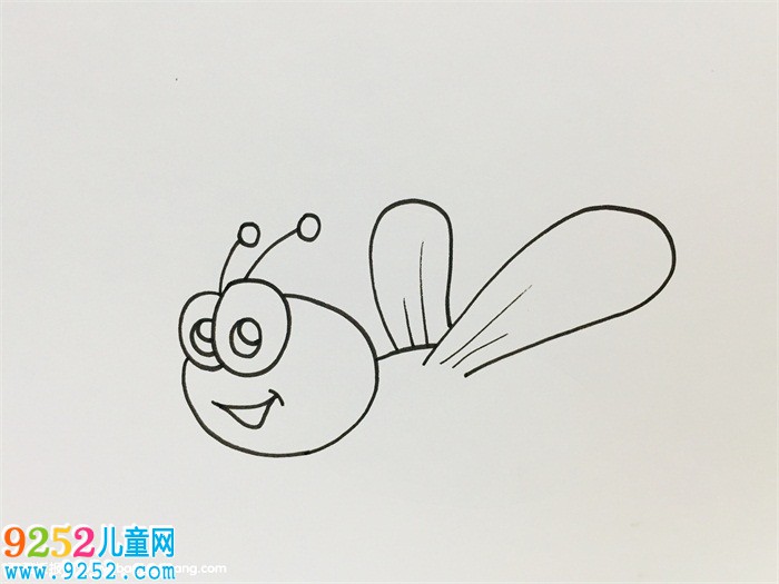 蜜蜂怎么畫簡單好看