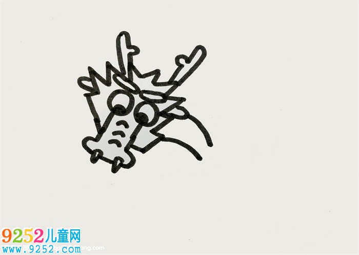 龍的簡單畫法8歲