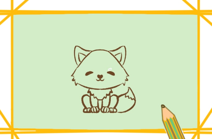 卡通畫狐貍<a href=http://www.inspiredelm.com/jianbihua/ target=_blank class=infotextkey>簡筆畫</a>圖片怎么畫