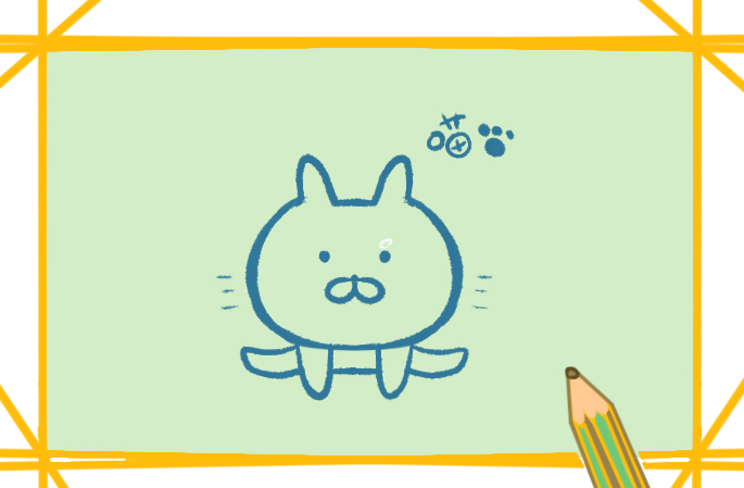 可愛的卡通貓咪上色<a href=http://www.inspiredelm.com/jianbihua/ target=_blank class=infotextkey>簡筆畫</a>要怎么畫