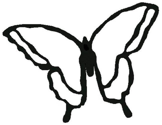 飛舞蝴蝶<a href=http://www.inspiredelm.com/jianbihua/ target=_blank class=infotextkey>簡(jiǎn)筆畫(huà)</a>圖片_蝴蝶兒童繪畫(huà)作品圖集
