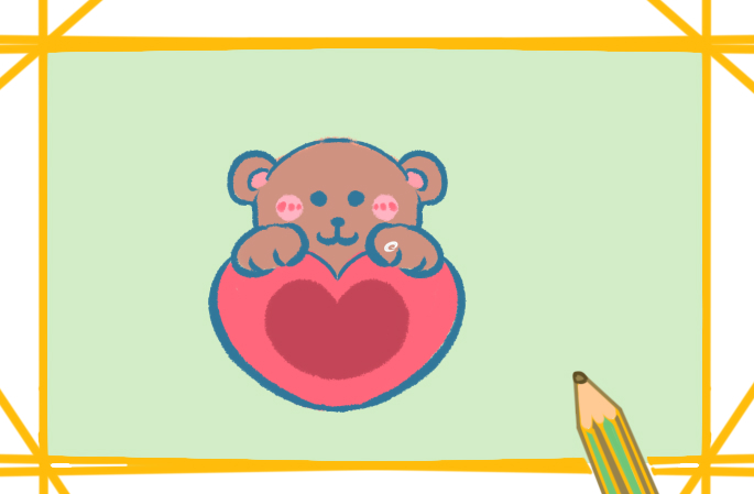 可愛的玩具熊上色<a href=http://www.inspiredelm.com/jianbihua/ target=_blank class=infotextkey>簡(jiǎn)筆畫</a>要怎么畫