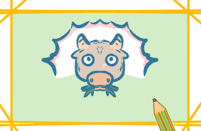可愛(ài)的卡通小牛上色<a href=http://www.inspiredelm.com/jianbihua/ target=_blank class=infotextkey>簡(jiǎn)筆畫(huà)</a>要怎么畫(huà)
