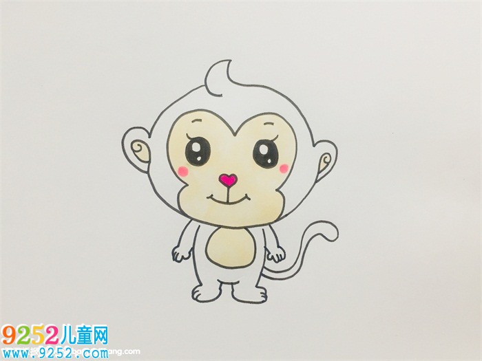 金絲猴怎么畫