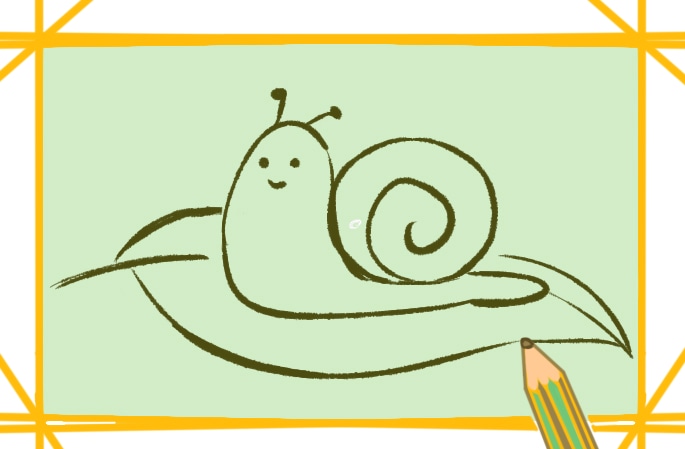 簡單的蝸牛<a href=http://www.inspiredelm.com/jianbihua/ target=_blank class=infotextkey>簡筆畫</a>圖片怎么畫