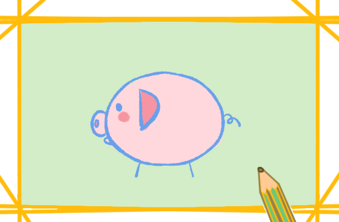 卡通的小豬上色<a href=http://www.inspiredelm.com/jianbihua/ target=_blank class=infotextkey>簡筆畫</a>要怎么畫