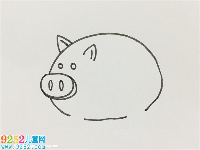 小豬怎么畫一步一步教