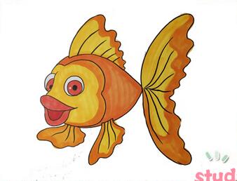 金魚怎么畫？