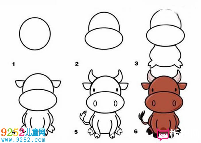 可愛(ài)的公牛<a href=http://www.inspiredelm.com/jianbihua/ target=_blank class=infotextkey>簡(jiǎn)筆畫(huà)</a>