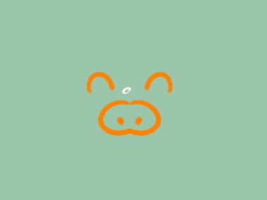 可愛的豬頭<a href=http://www.inspiredelm.com/jianbihua/ target=_blank class=infotextkey>簡(jiǎn)筆畫</a>圖片怎么畫