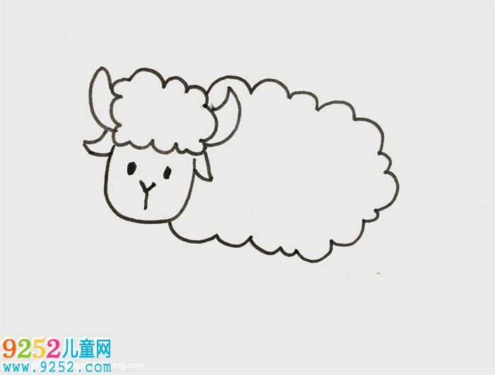 小羊怎么畫簡單又漂亮