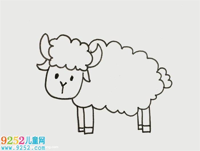小羊怎么畫簡單又漂亮