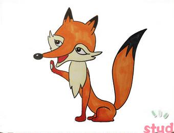 狐貍簡(jiǎn)筆畫(huà)