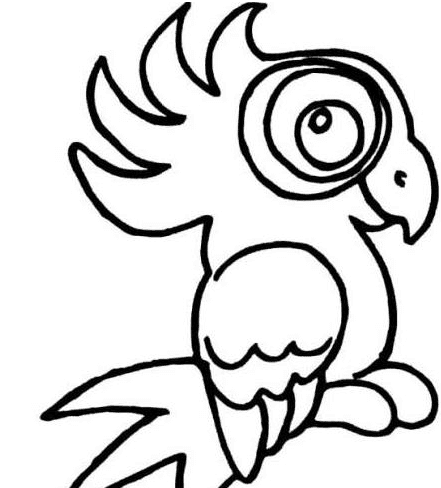 小鸚鵡兒童<a href=http://www.inspiredelm.com/jianbihua/ target=_blank class=infotextkey>簡筆畫</a>