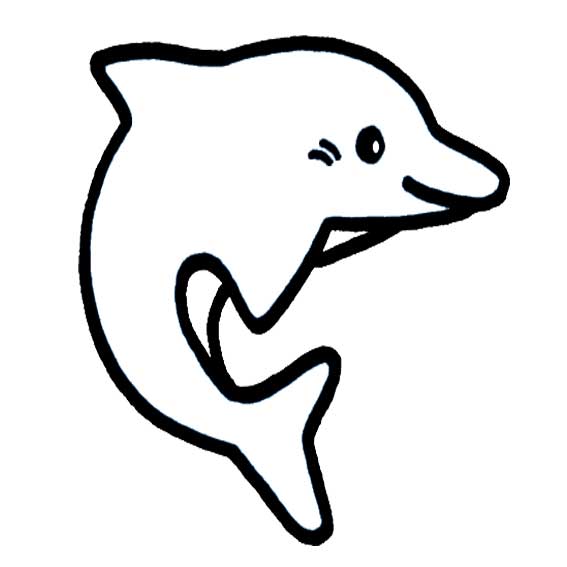 小海豚<a href=http://www.inspiredelm.com/jianbihua/ target=_blank class=infotextkey>簡筆畫</a>