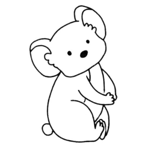 考拉<a href=http://www.inspiredelm.com/jianbihua/ target=_blank class=infotextkey>簡筆畫</a>教程