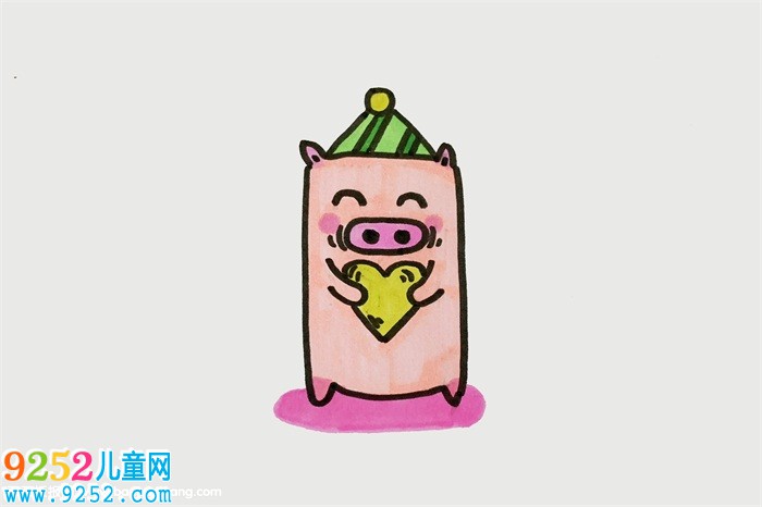小豬怎么畫簡單又可愛