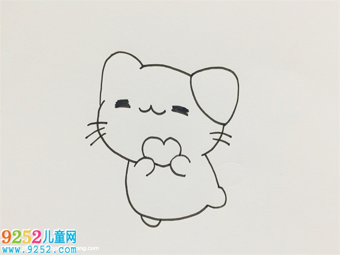 畫一只可愛的小貓咪