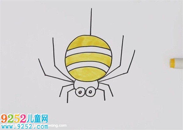 蜘蛛<a href=http://www.inspiredelm.com/jianbihua/ target=_blank class=infotextkey>簡筆畫</a>