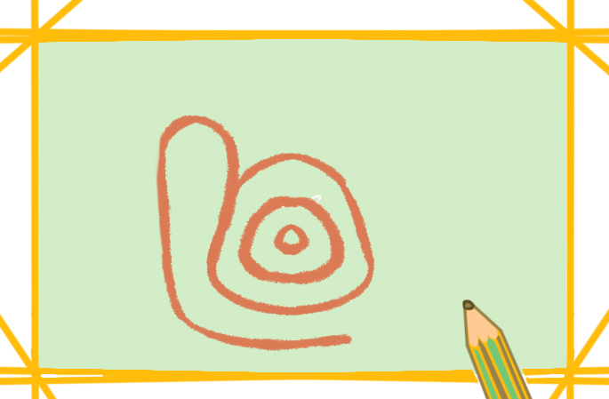 可愛好看的蝸牛上色<a href=http://www.inspiredelm.com/jianbihua/ target=_blank class=infotextkey>簡筆畫</a>要怎么畫