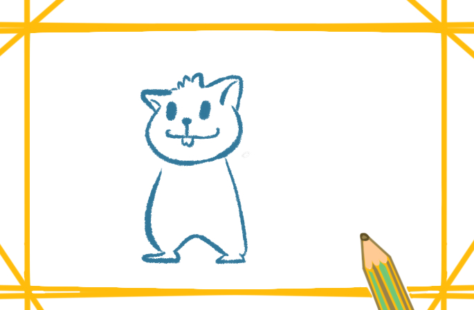 卡通小松鼠上色<a href=http://www.inspiredelm.com/jianbihua/ target=_blank class=infotextkey>簡筆畫</a>要怎么畫