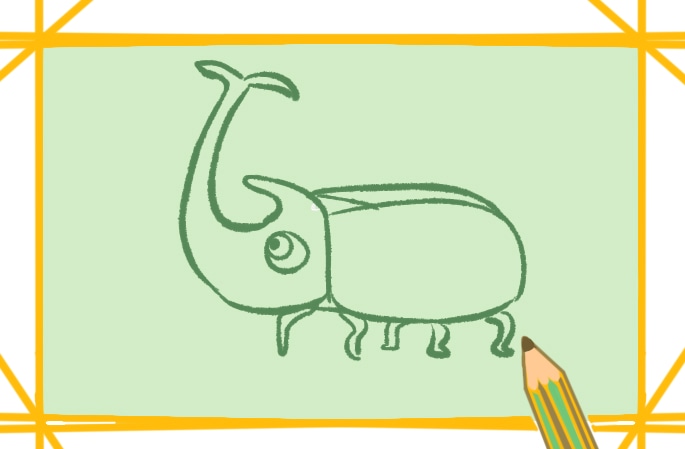 昆蟲(chóng)之獨(dú)角仙上色<a href=http://www.inspiredelm.com/jianbihua/ target=_blank class=infotextkey>簡(jiǎn)筆畫(huà)</a>要怎么畫(huà)