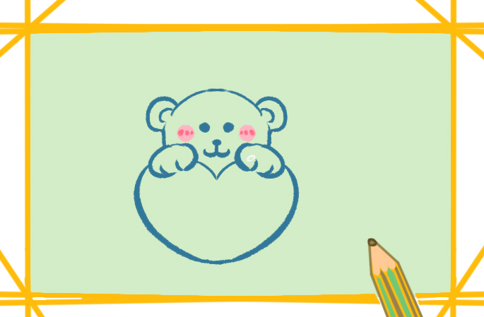 可愛的玩具熊上色<a href=http://www.inspiredelm.com/jianbihua/ target=_blank class=infotextkey>簡(jiǎn)筆畫</a>要怎么畫