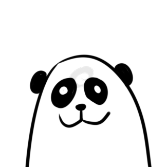 超簡單的熊貓頭<a href=http://www.inspiredelm.com/jianbihua/ target=_blank class=infotextkey>簡筆畫</a>原創(chuàng)教程步驟