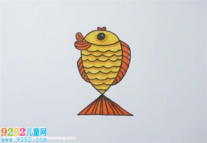 數(shù)字2畫小魚