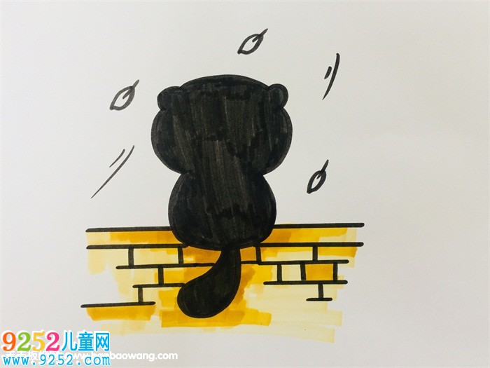 黑色貓咪背景<a href=http://www.inspiredelm.com/jianbihua/ target=_blank class=infotextkey>簡(jiǎn)筆畫</a>