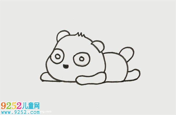 熊貓怎么畫簡單又可愛