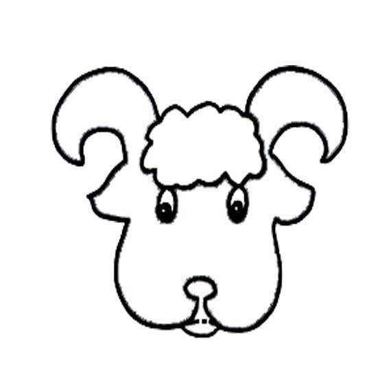 卡通小羊<a href=http://www.inspiredelm.com/ertonghua/ target=_blank class=infotextkey>兒童畫(huà)</a>圖片_卡通小羊兒童繪畫(huà)圖集