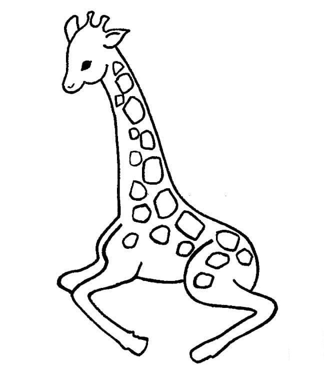卡通長(zhǎng)頸鹿兒童<a href=http://www.inspiredelm.com/jianbihua/ target=_blank class=infotextkey>簡(jiǎn)筆畫(huà)</a>圖片_長(zhǎng)頸鹿兒童繪畫(huà)作品圖集