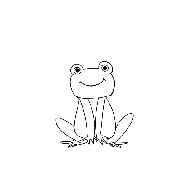 小學(xué)生怎么畫青蛙 可愛小青蛙簡(jiǎn)筆畫圖解教學(xué)
