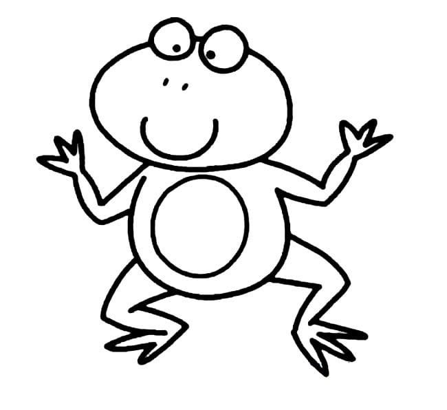 跳躍的小青蛙<a href=http://www.inspiredelm.com/ertonghua/ target=_blank class=infotextkey>兒童畫</a>圖片_跳躍的小青蛙兒童繪畫圖集