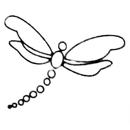 飛行的昆蟲蜻蜓兒童<a href=http://www.inspiredelm.com/jianbihua/ target=_blank class=infotextkey>簡筆畫</a>圖片_蜻蜓兒童繪畫作品圖集