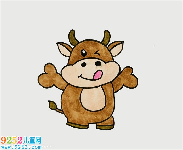 簡單的牛怎么畫